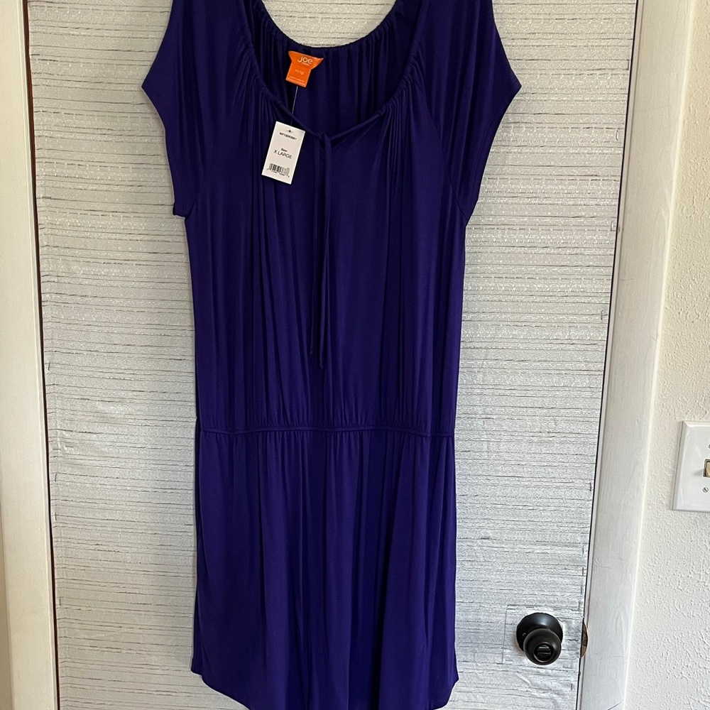 Cute Purple Women's Dress with POCKETS!